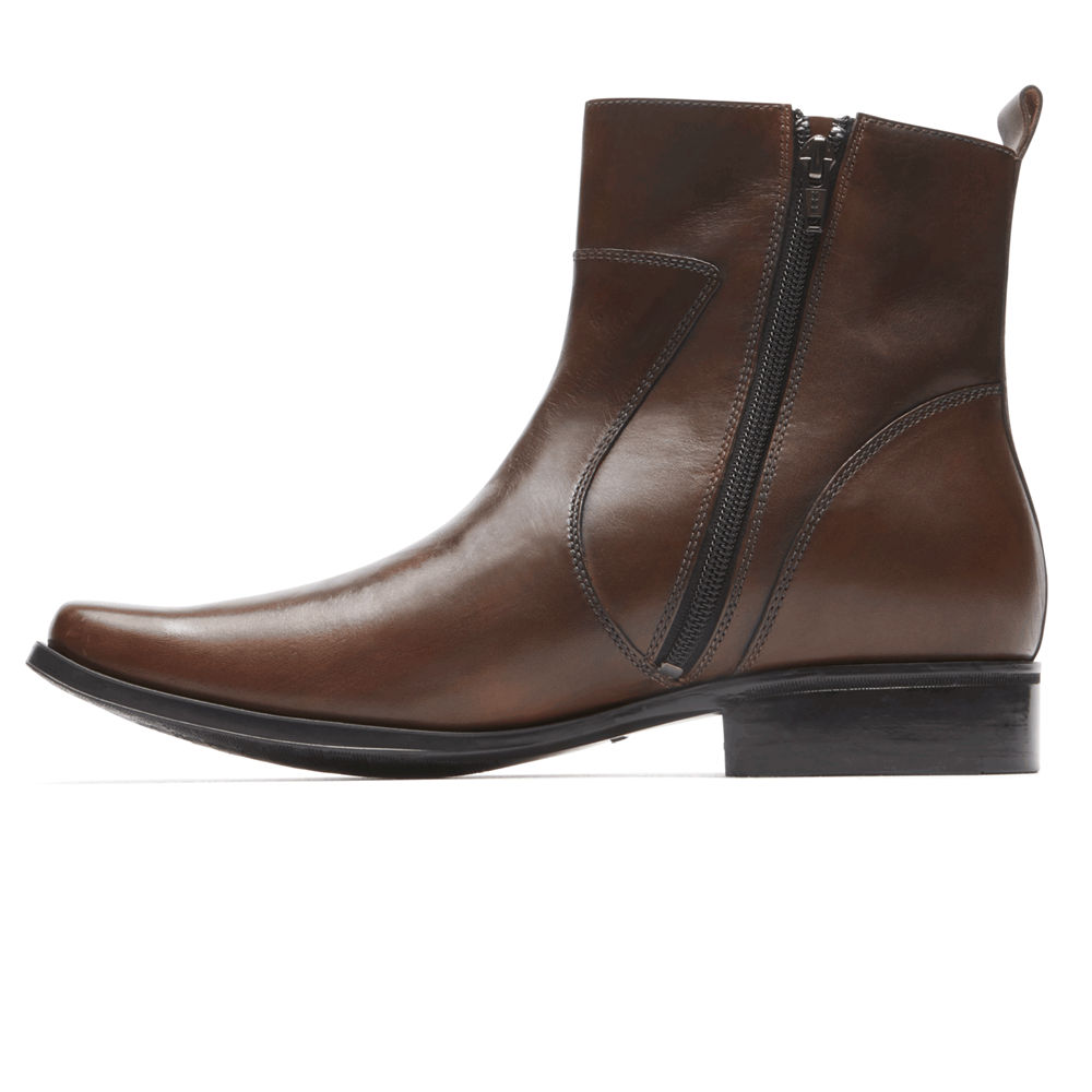 Rockport Singapore Mens Boots - High Trend Toloni Brown - XW1547692